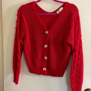 Red sweater